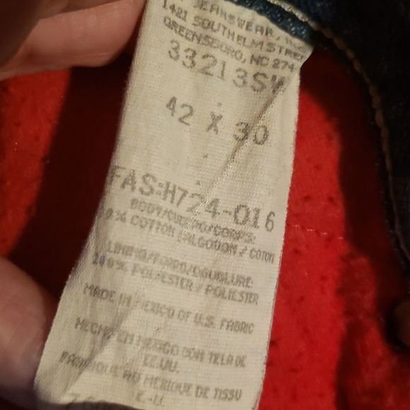 Wrangler Rugged Wear Lined Jeans Sz 42 x 30 - Picture 3 of 5